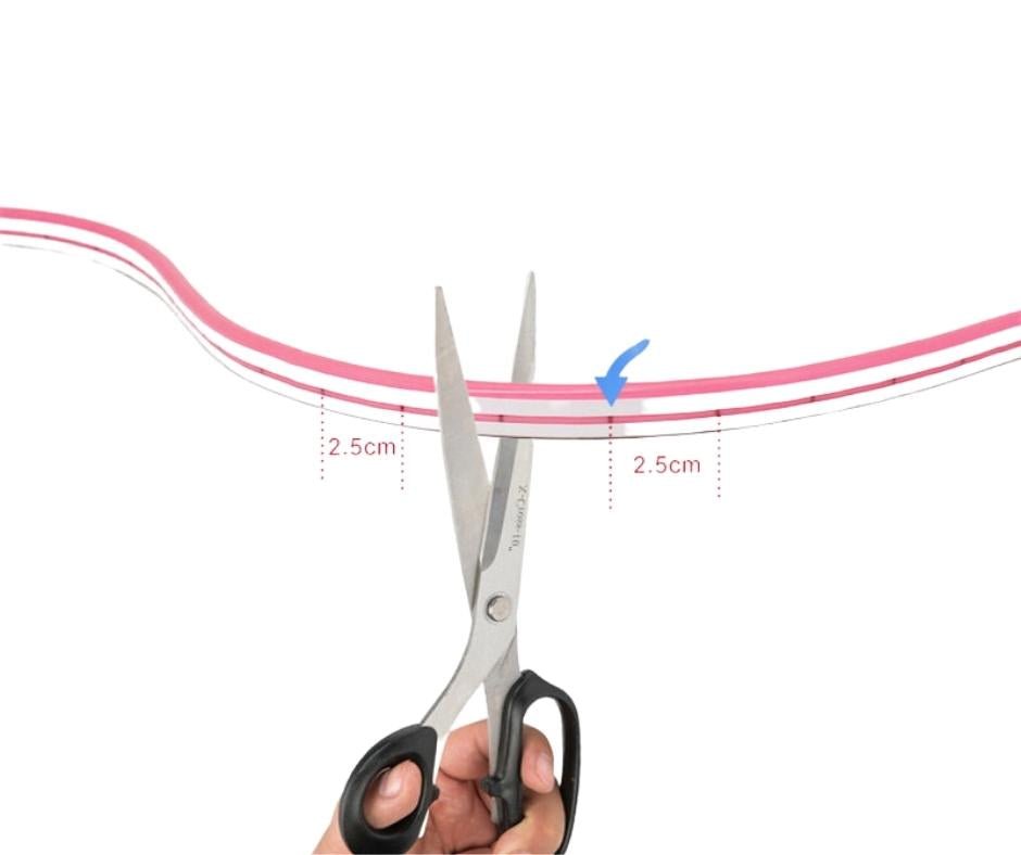 Tira Neon Azul Rey 12V, Rollo 5m, 12W por metro / Para Letreros Luminosos - Wattko